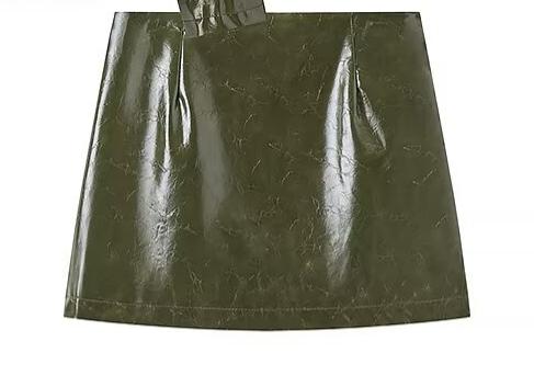 Green over skirt