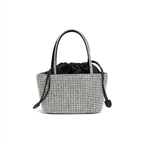 Rhinestone Drawstring Handbag