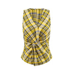 Women's Plaid Halter Vintage Vest Top
