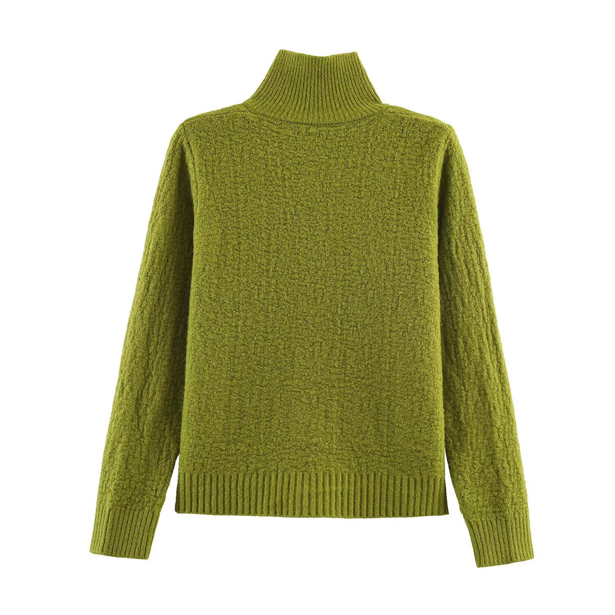 Women's Square Stand Collar Cardigan