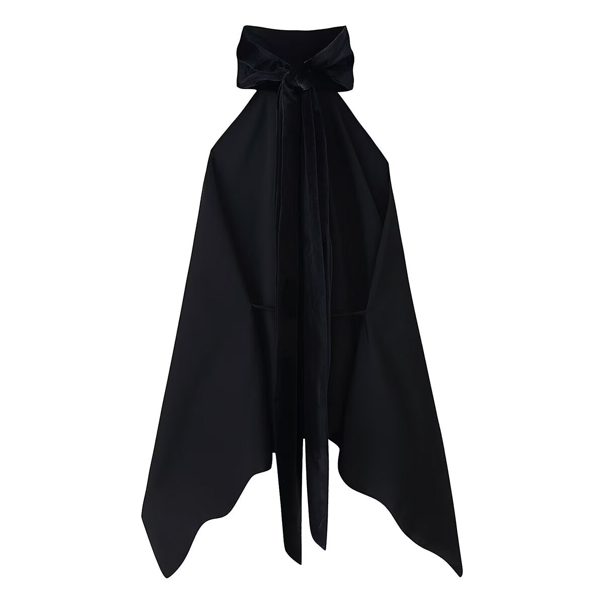 Women's Scarf Collar Halter Top