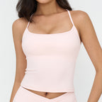 Seamless Open-Back Yoga Vest