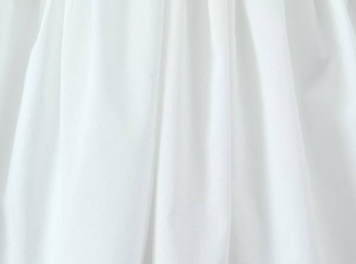 's Bow Ruffled Spaghetti Straps Vest Slim Fit Short