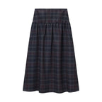 Plaid Midi Skirt