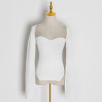 Women's Side-Slit Long-Sleeve Sweater Top