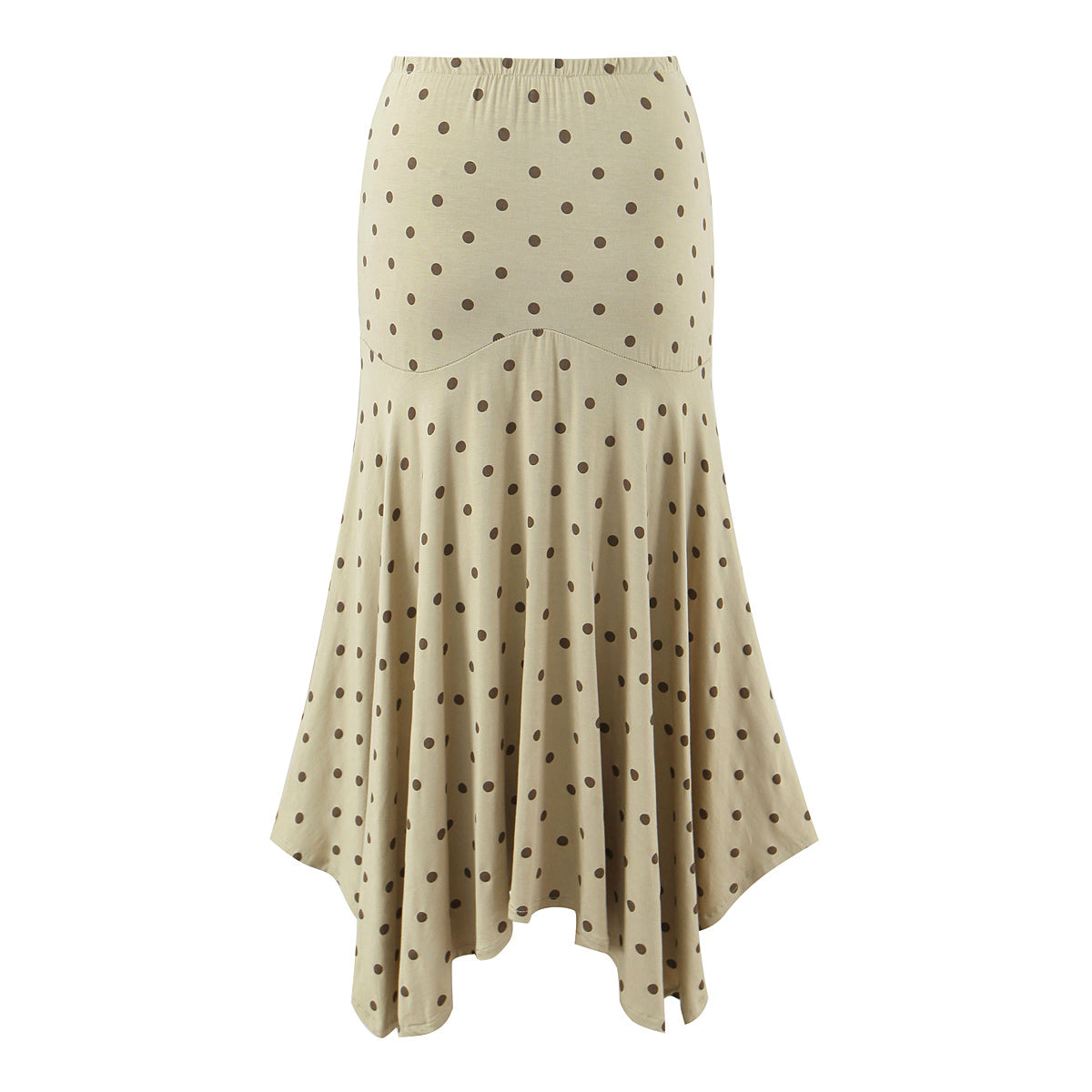 Women's Spring Summer Elastic Polka Vest and Skirt Two-Piece Set