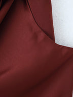 Elegant Asymmetric Scarf Midi Dress