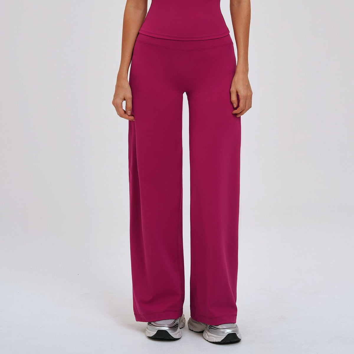 Wide-Leg Sports Pants