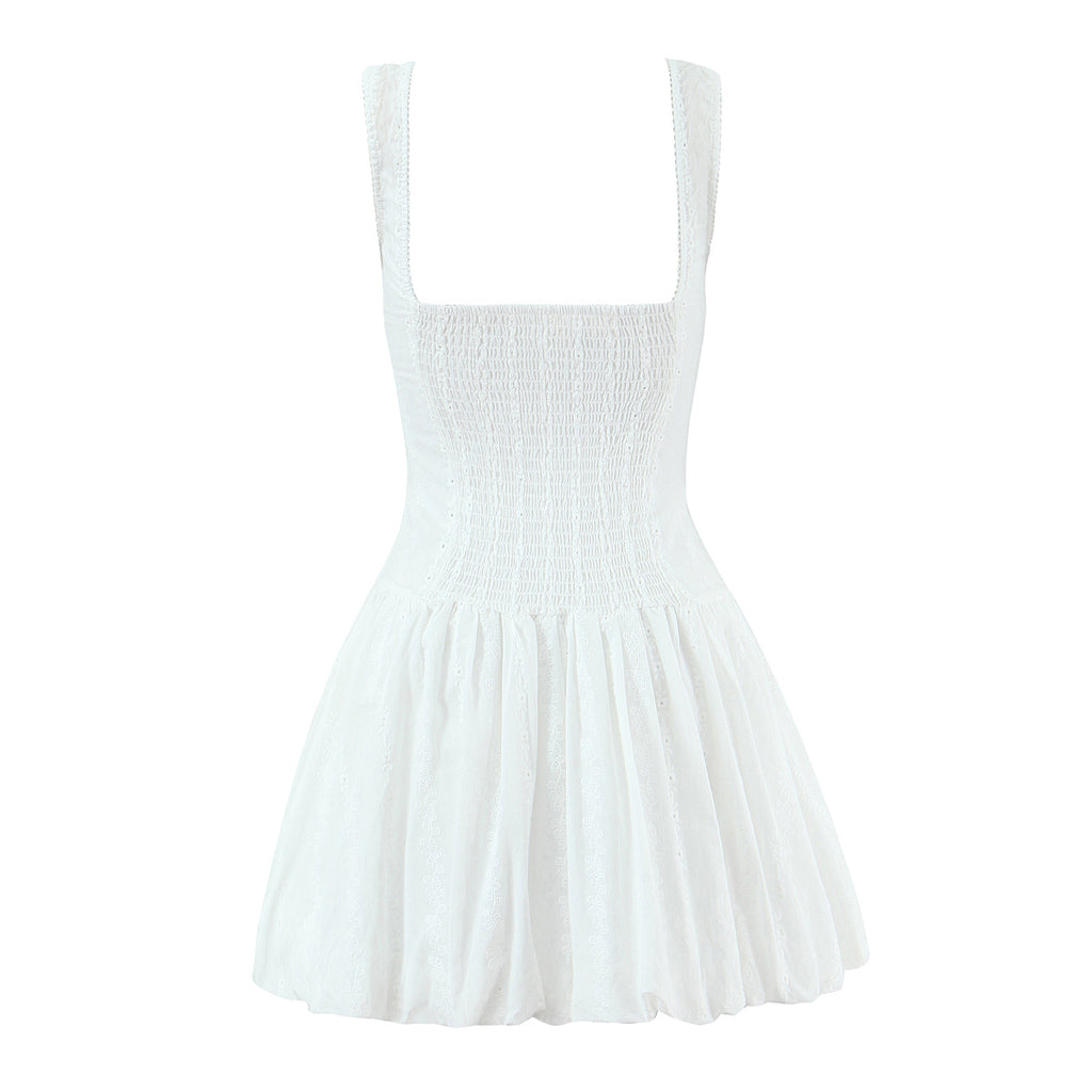 Women's Lace Sling Women Waist Tight Design Slimming Pure Sexy Bud Short Dress