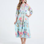 Women's Drawstring Waist Dress