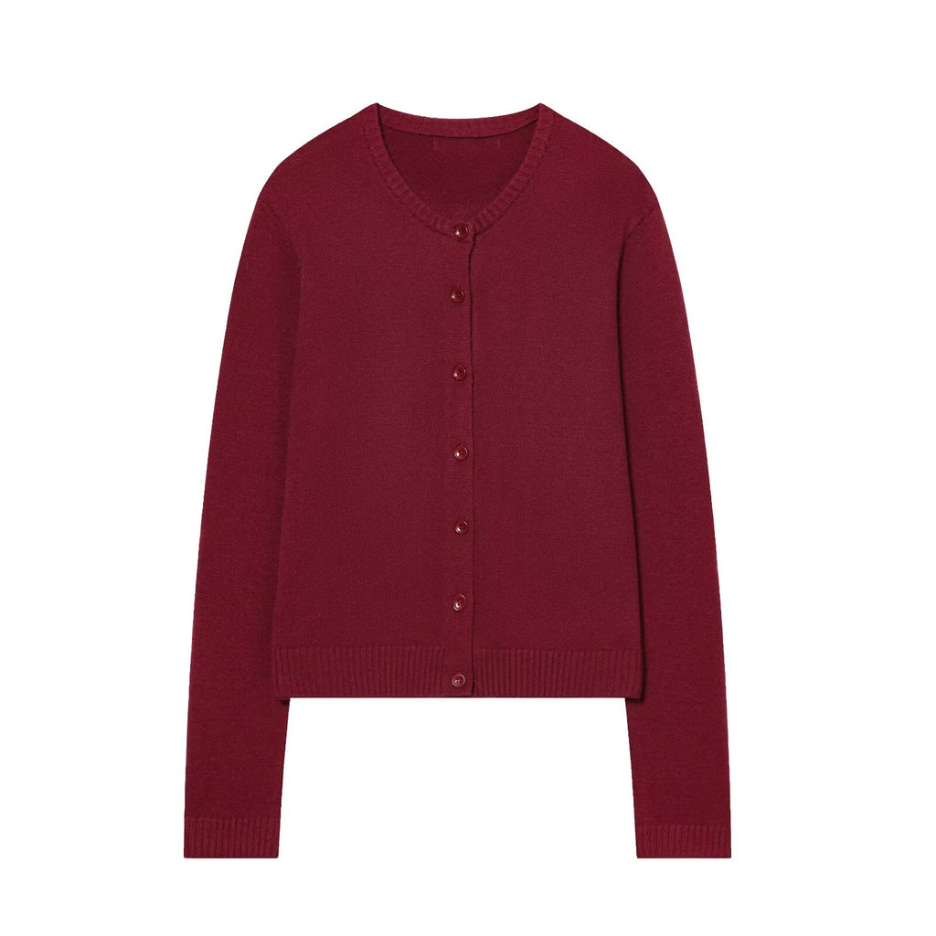 Women's Casual Soft Plain Stitch Knit Coat