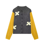 Yellow and Gray Stitching
