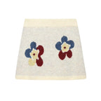 Women's Spring Atmosphere Floral Jacquard Knitted Coat Two-Piece Set