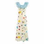 Women's Floral Strap Seaside Vacation Dress