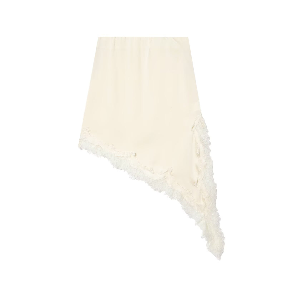 Western Asymmetric Lace Skirt