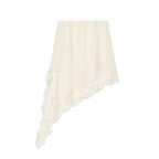 Western Asymmetric Lace Skirt