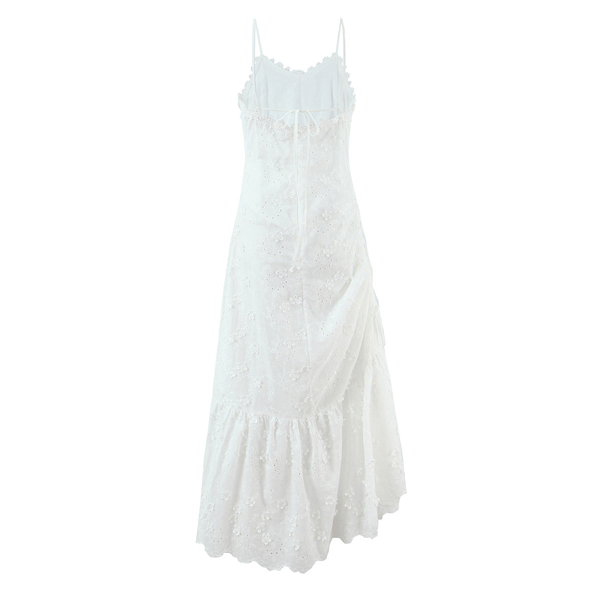 Women's Embroidered Floral Strap Dress