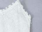 Women's Embroidered Floral Strap Dress