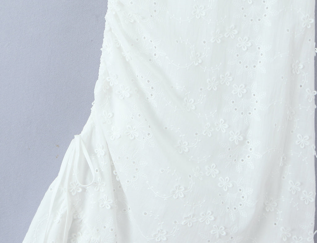 Women's Embroidered Floral Strap Dress