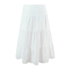Women's Embroidered Off-Shoulder Cutout Top and Skirt Two-Piece Set