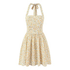 Women's Halter Floral Dress