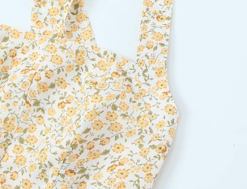 Women's Halter Floral Dress