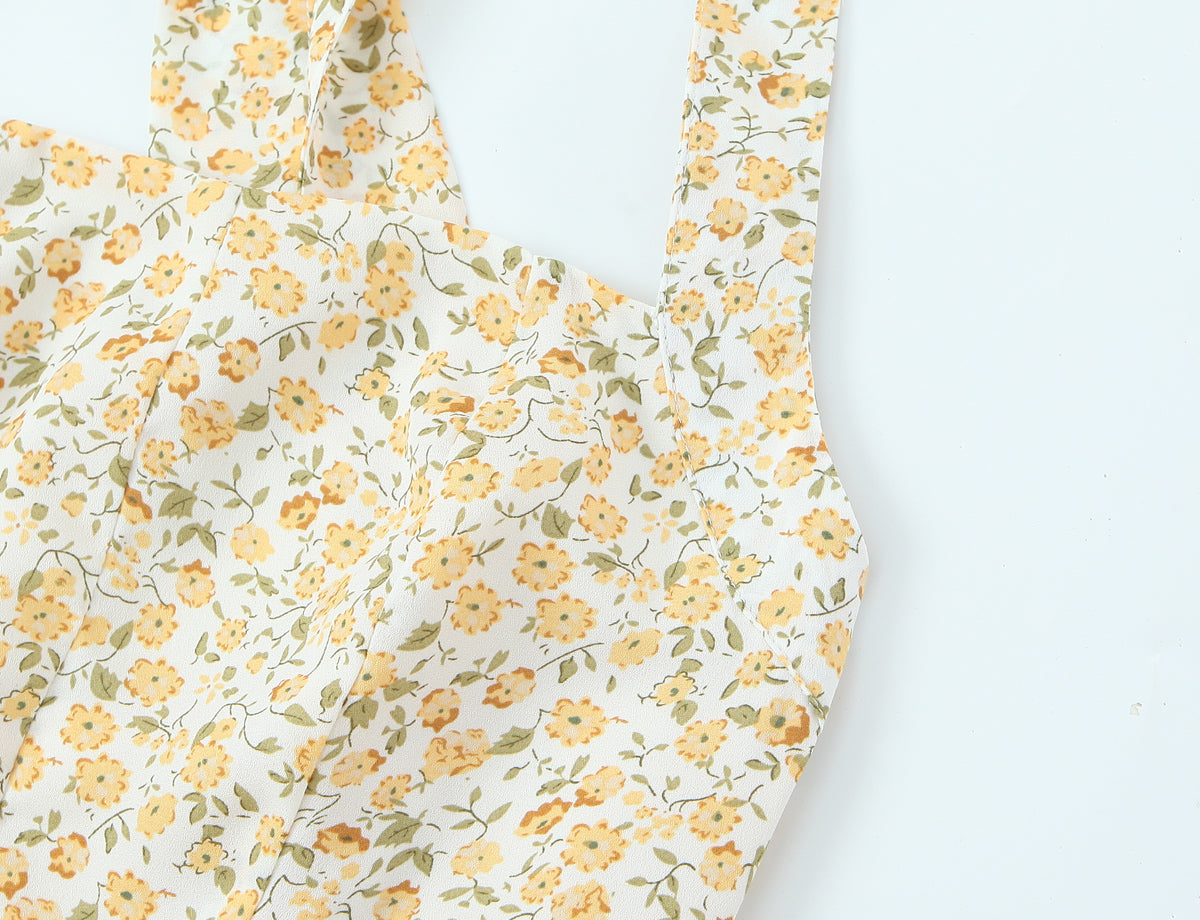 Women's Halter Floral Dress