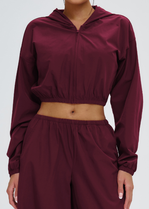 Hooded Windproof Sports Jacket
