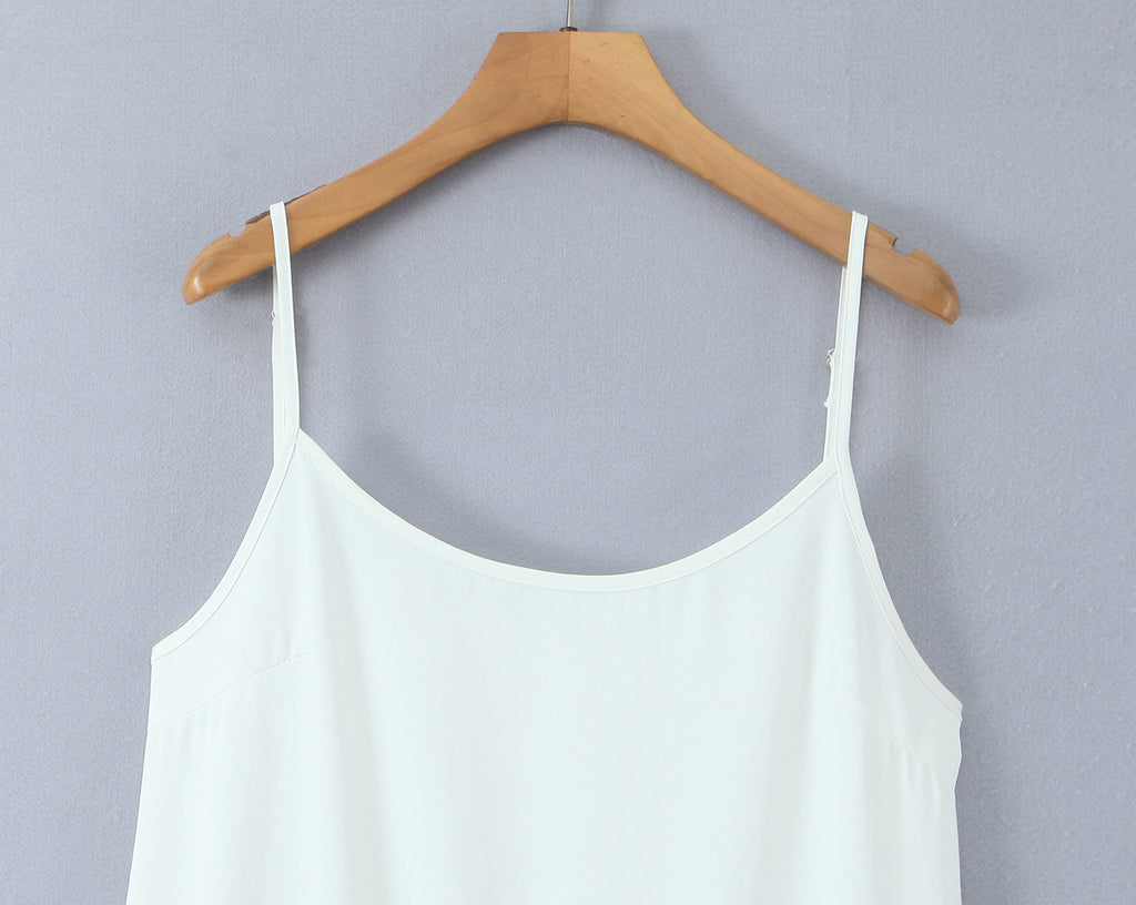 Lace-Detail Sleeveless A-Line Mini Dress