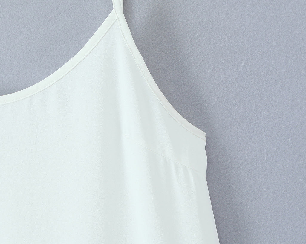 Lace-Detail Sleeveless A-Line Mini Dress