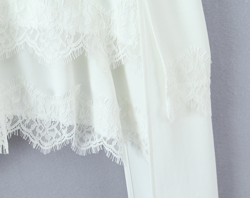 Lace-Detail Sleeveless A-Line Mini Dress