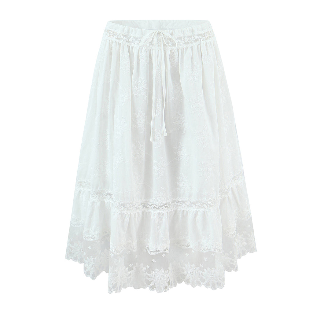 Women's Lace Two-Piece Skirt Set