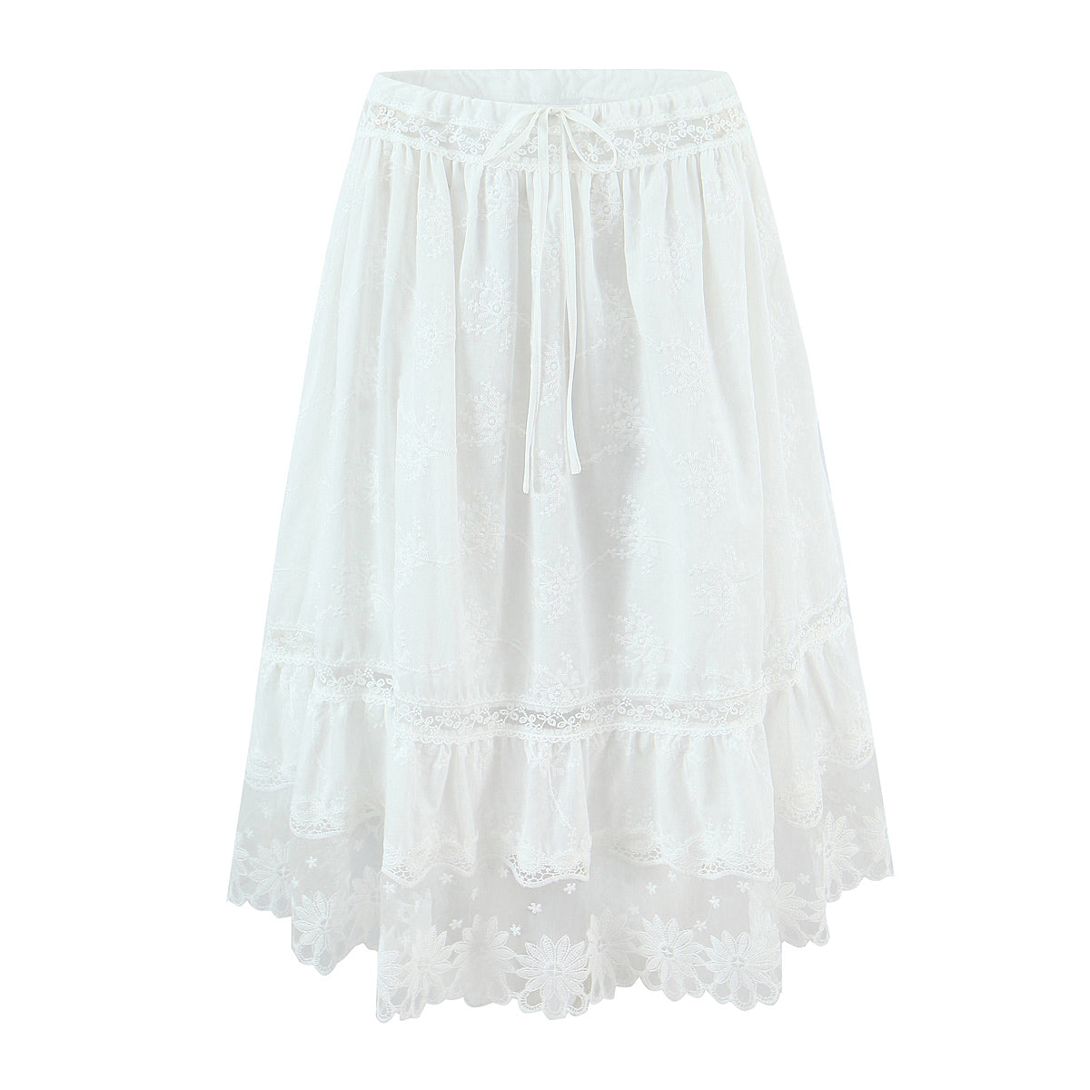 Women's Lace Two-Piece Skirt Set
