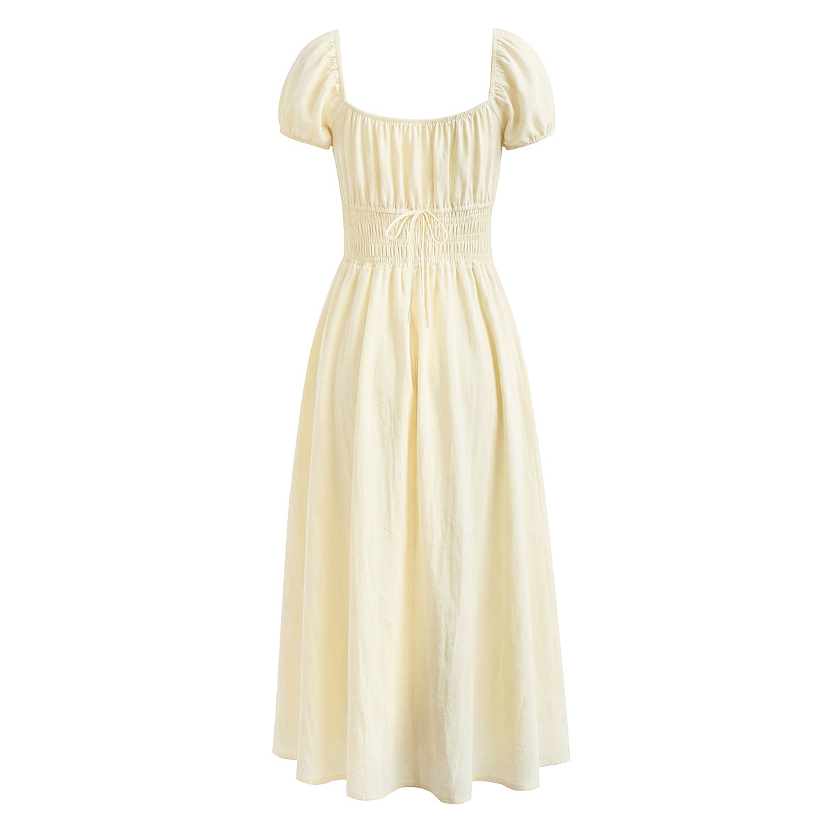 Elegant Pastoral Slim Dress