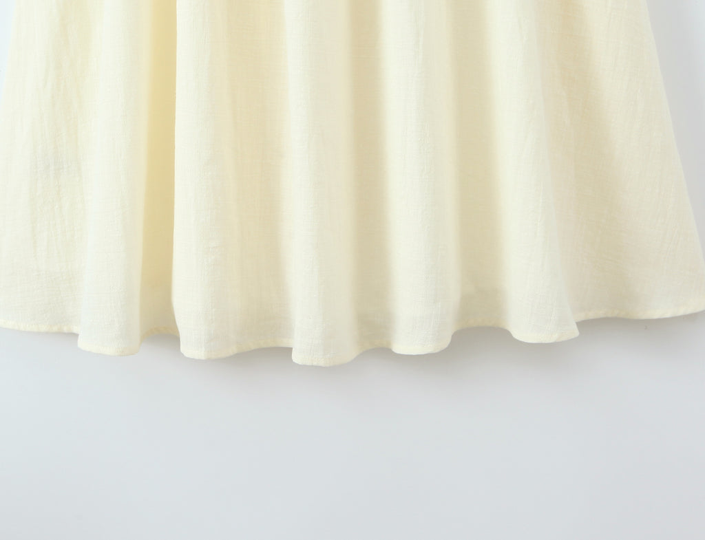 Elegant Pastoral Slim Dress