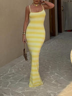 Wool-Blend Bodycon Maxi Dress
