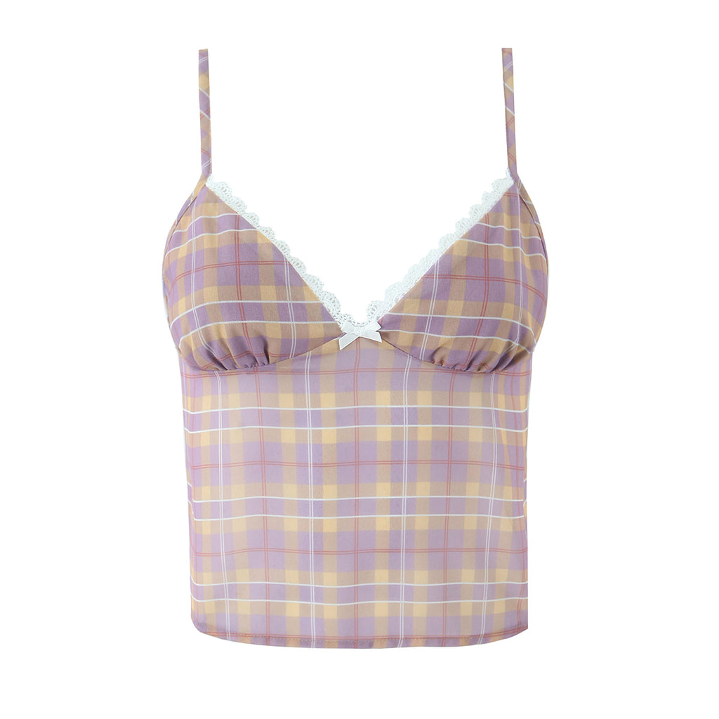 Women's Ruffled Backless Sling Coordinated Two-Piece Set