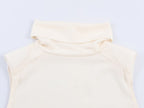 Women's Spring Stylish Simple Decorated Tassel Padded Shoulder Top
