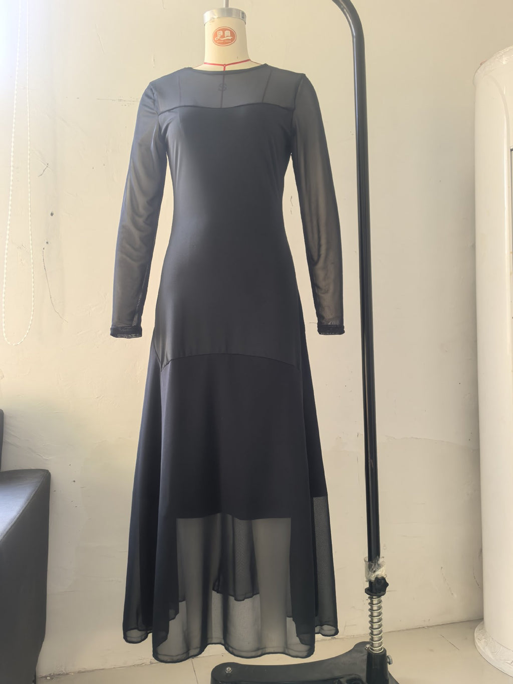 Elegant Mesh Stitching Dress