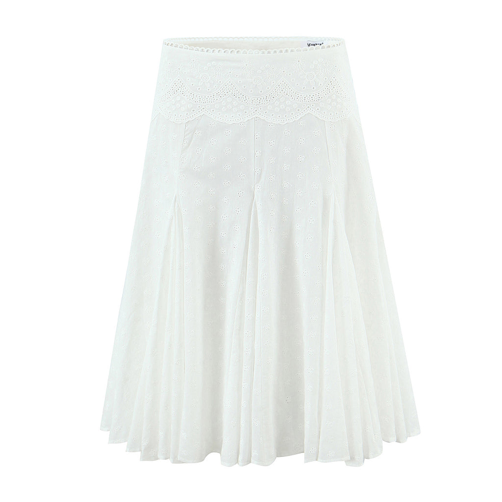 Women's Lace Top And Skirt Two-Piece Set
