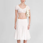Women's Lace Top And Skirt Two-Piece Set