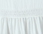 Lace-Embroidered Sleeveless A-Line Mini Dress