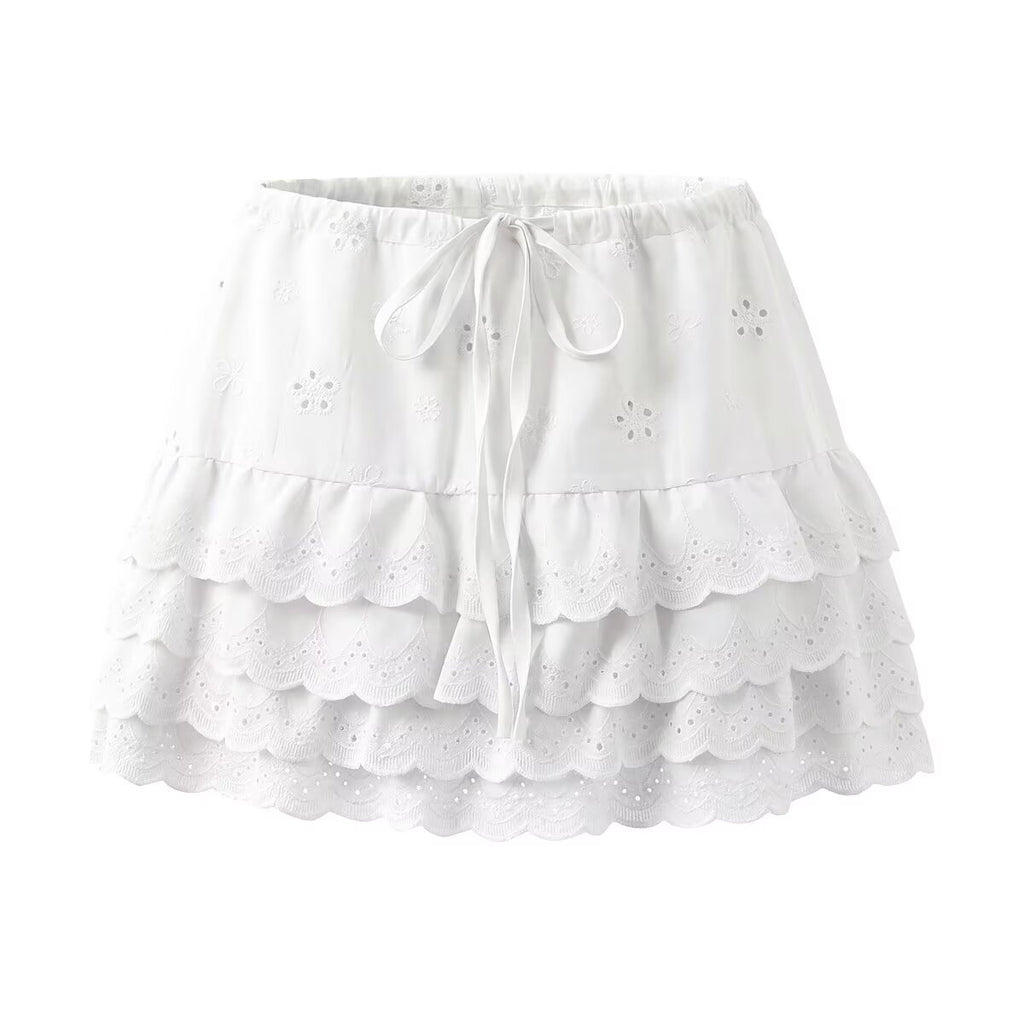 White skirt