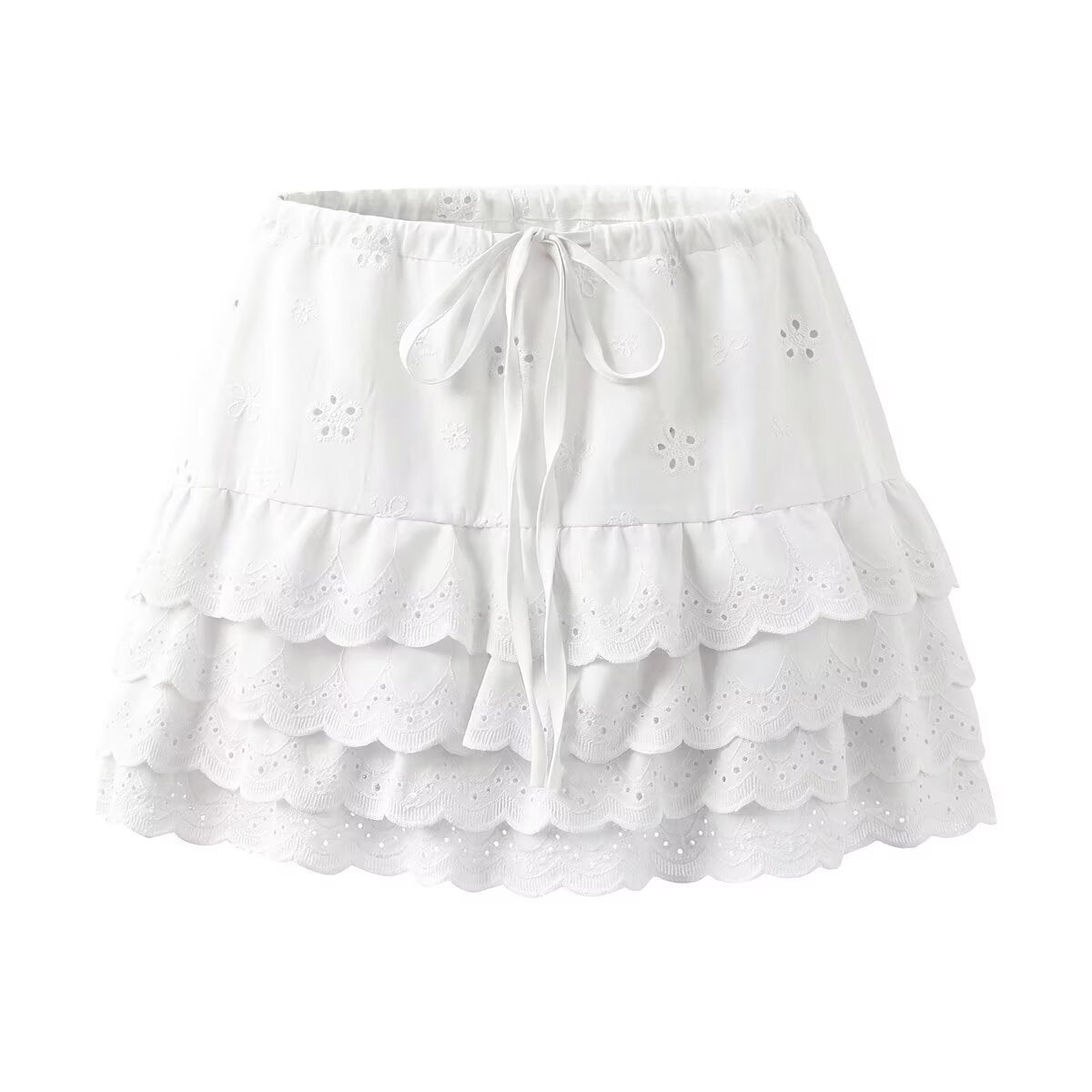 White skirt