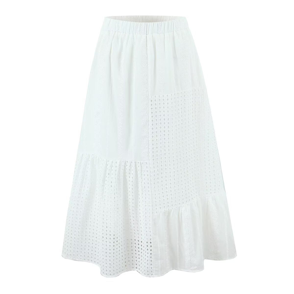 Women's Lace Top and Skirt Two-Piece Set