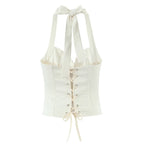 's Boning Corset Slim Strap Body Shaping Top Halter Tube Top Vest