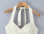's Boning Corset Slim Strap Body Shaping Top Halter Tube Top Vest