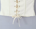 's Boning Corset Slim Strap Body Shaping Top Halter Tube Top Vest