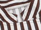 Women's Clothing Autumn Stylish Graceful Simple All Match Office Striped Shirt
