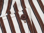 Women's Clothing Autumn Stylish Graceful Simple All Match Office Striped Shirt
